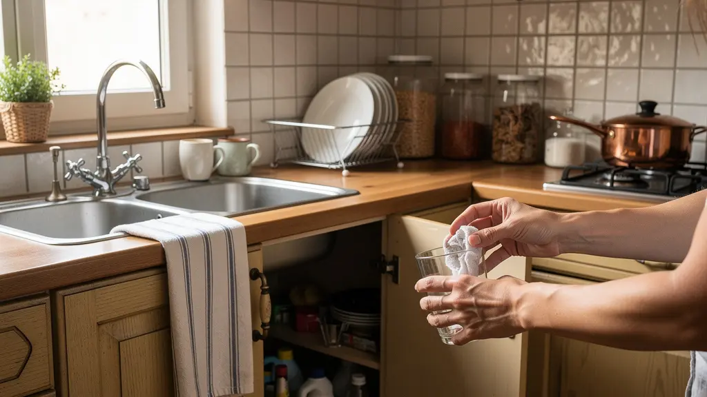 Coin cuisine d'appartement marseillais nécessitant une inspection contre les cafards